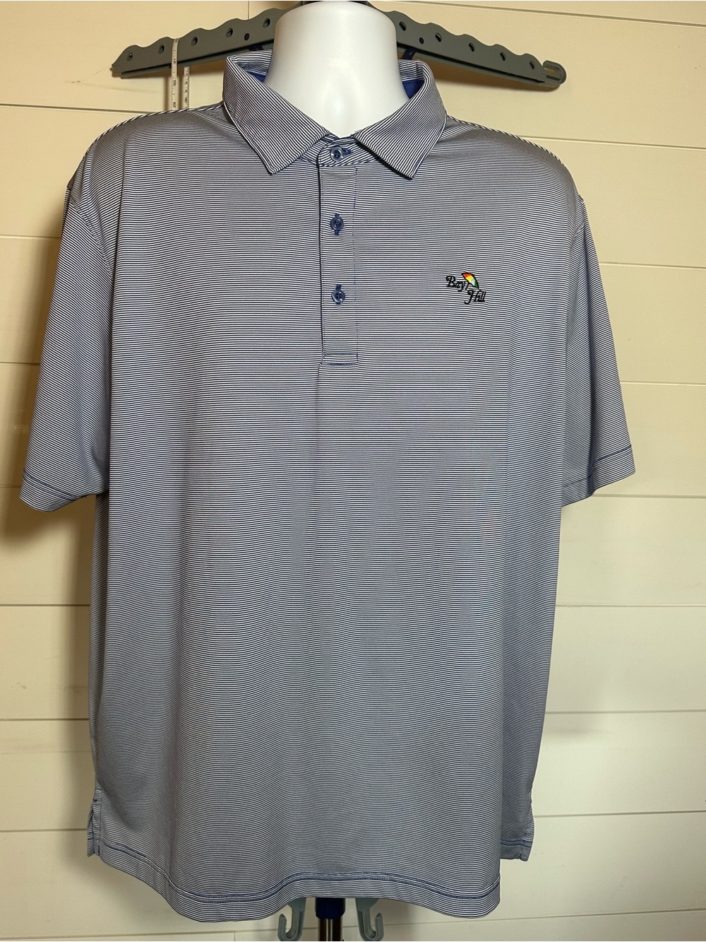 #185 Men’s Light Blue Golf Polo Shirt